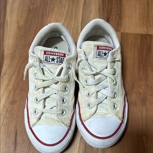 Converse Kids' Cream and Red Sneakers